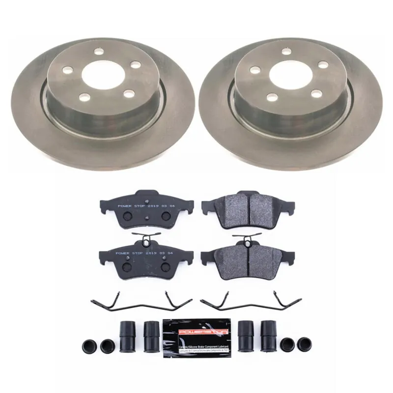 Instant Buy Power Stop 04-06 BMW 525i Front & Rear Euro-Stop Brake Kit