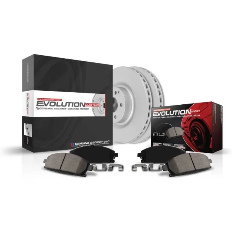 Free Returns Power Stop 08-09 Volvo S60 Front & Rear Euro-Stop Brake Kit
