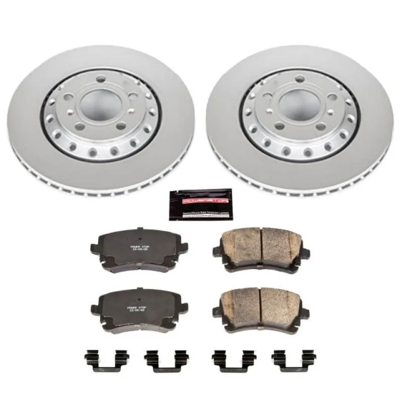 Power Stop 03-10 Audi A8 Quattro Front & Rear Euro-Stop Brake Kit Next Day Delivery