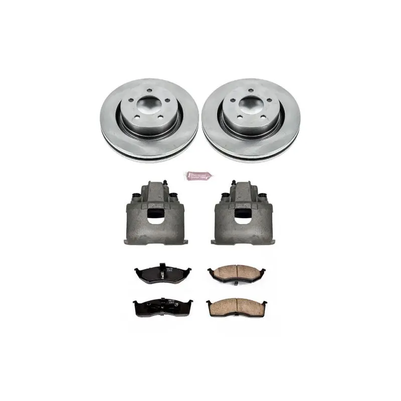 Next Day Delivery Power Stop 00-04 Chrysler Concorde Front Autospecialty Brake Kit w/Calipers