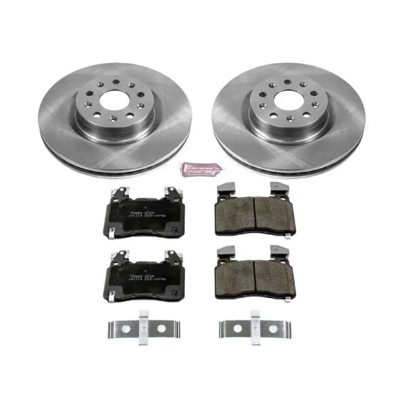 Viral Power Stop 16-18 Cadillac CT6 Front Autospecialty Brake Kit