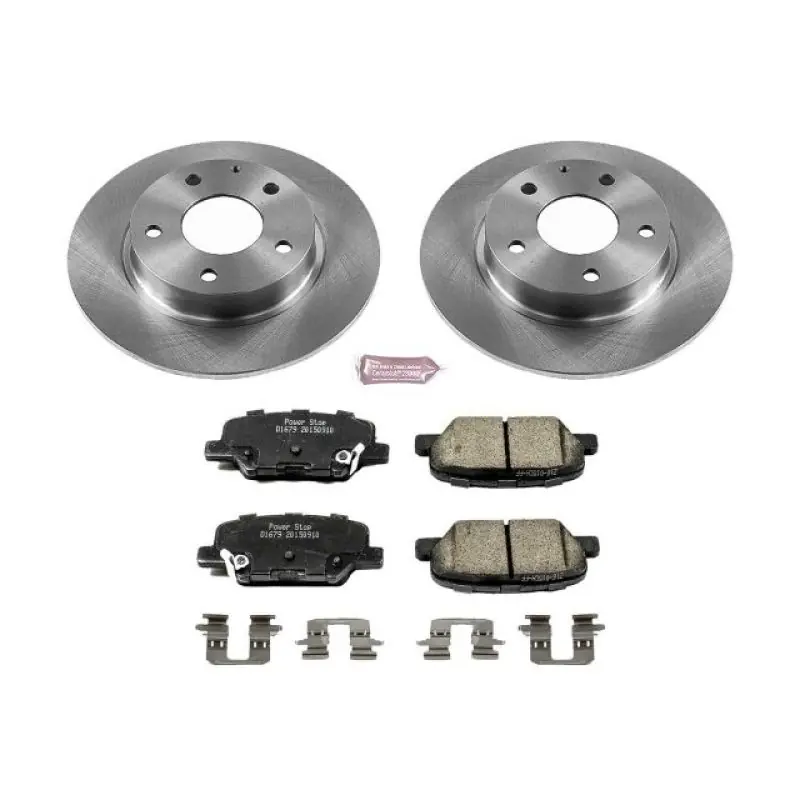 Warranty Included Power Stop 14-16 Mazda 3 Rear Autospecialty Brake Kit