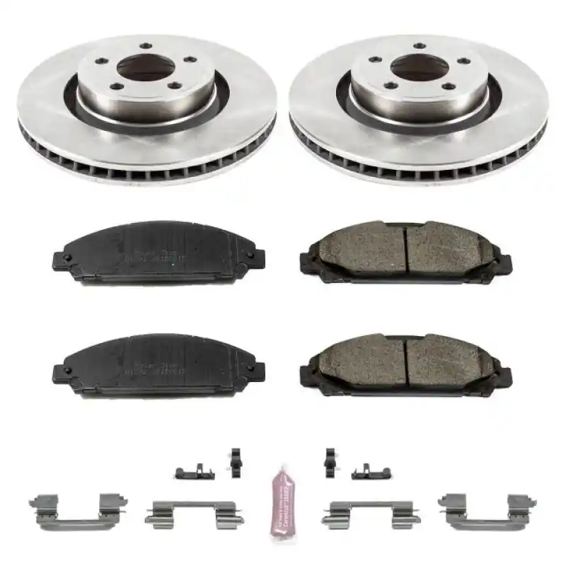 Weekend Sale Power Stop 15-19 Ford Mustang Front Autospecialty Brake Kit