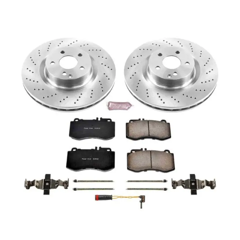 Handmade Power Stop 10-16 Mercedes-Benz E350 Front Autospecialty Brake Kit