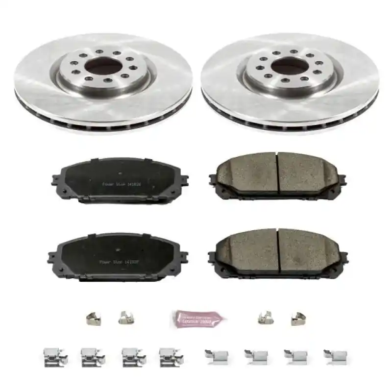 Power Stop 14-16 Jeep Cherokee Front Autospecialty Brake Kit Authentic