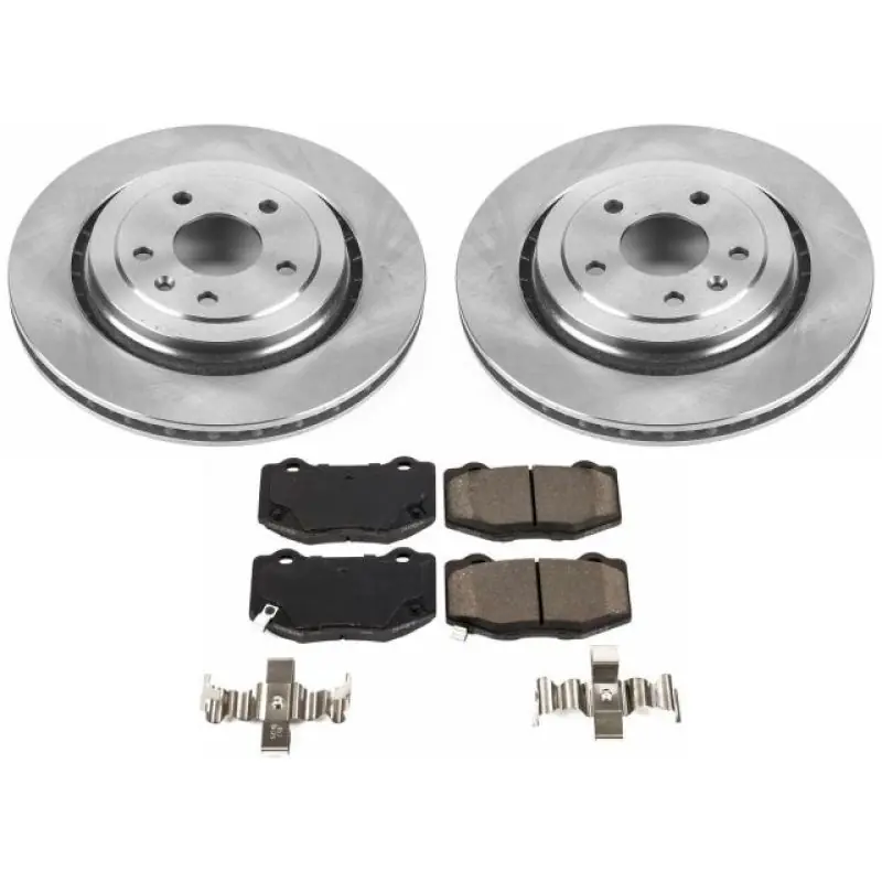 Power Stop 14-19 Chevrolet Corvette Rear Autospecialty Brake Kit Hassle-Free Returns