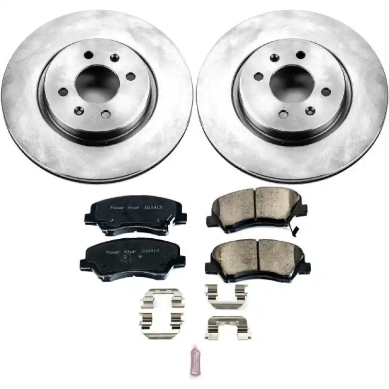 Hassle-Free Returns Power Stop 12-18 Kia Rio Front Autospecialty Brake Kit