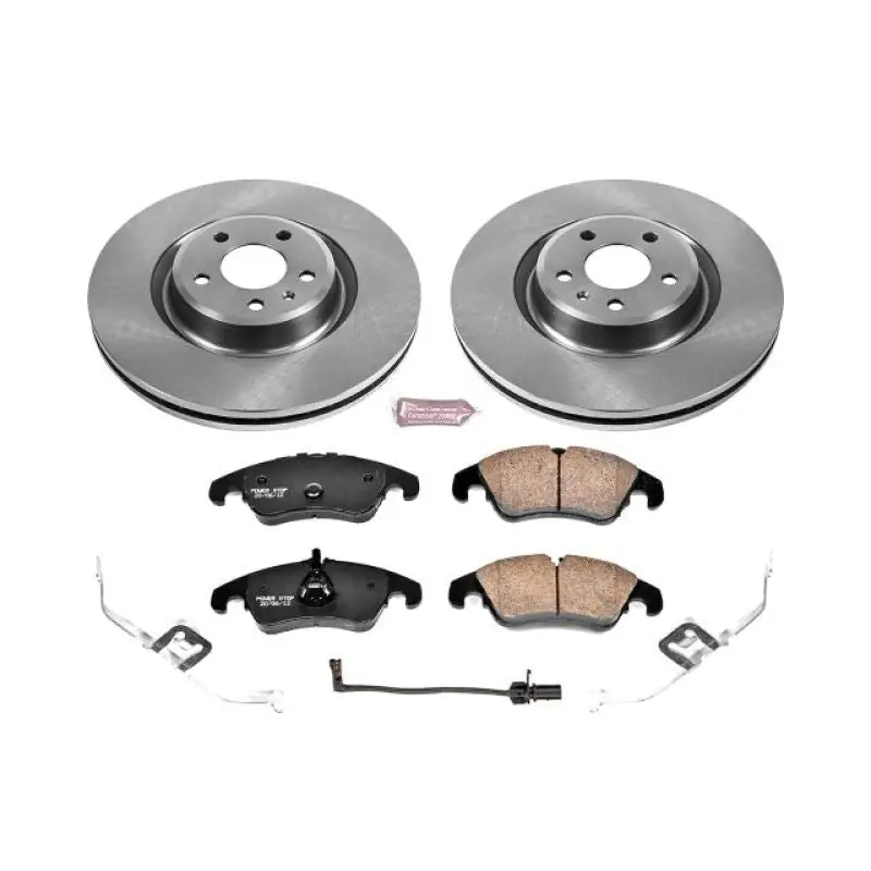 Power Stop 14-18 Audi A6 Front Autospecialty Brake Kit Premium