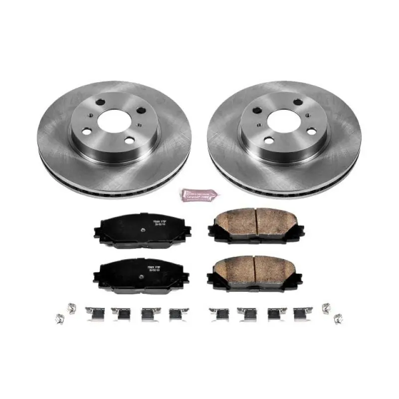 Power Stop 2013 Scion iQ Front Autospecialty Brake Kit Free Returns