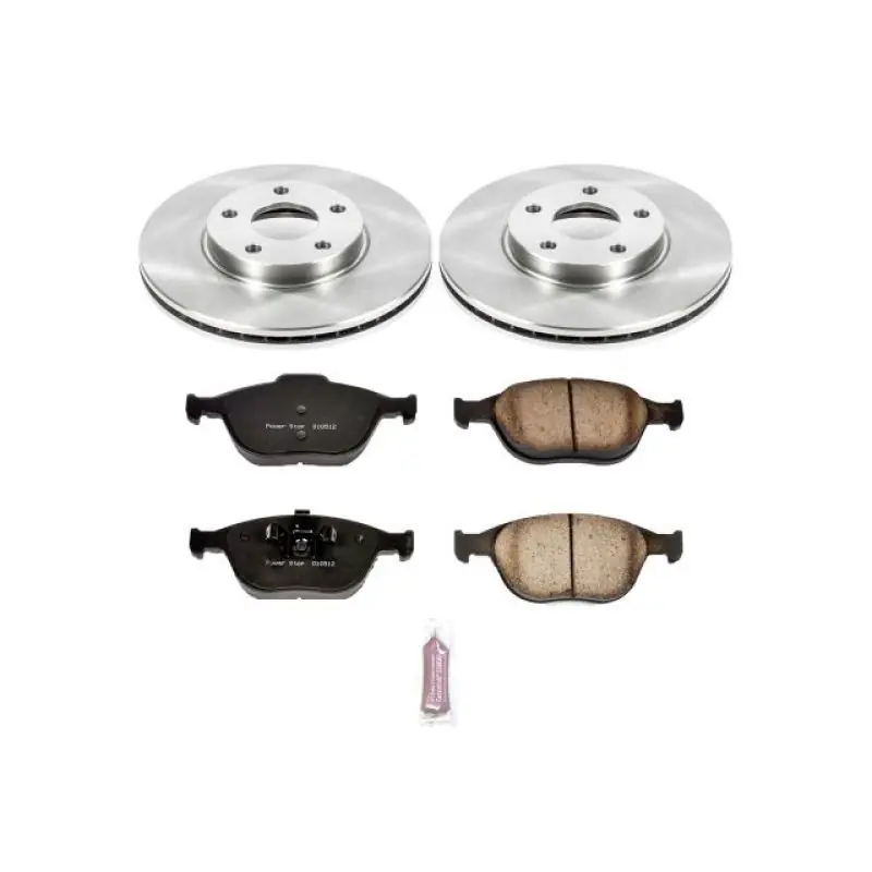 Deal Power Stop 10-13 Ford Transit Connect Front Autospecialty Brake Kit