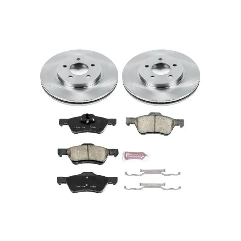 Trending Power Stop 10-12 Ford Escape Front Autospecialty Brake Kit
