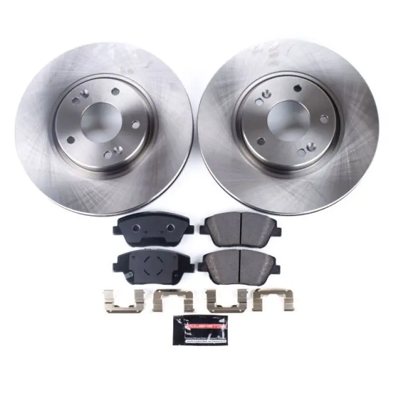 Power Stop 10-15 Hyundai Sonata Front Autospecialty Brake Kit Brand New