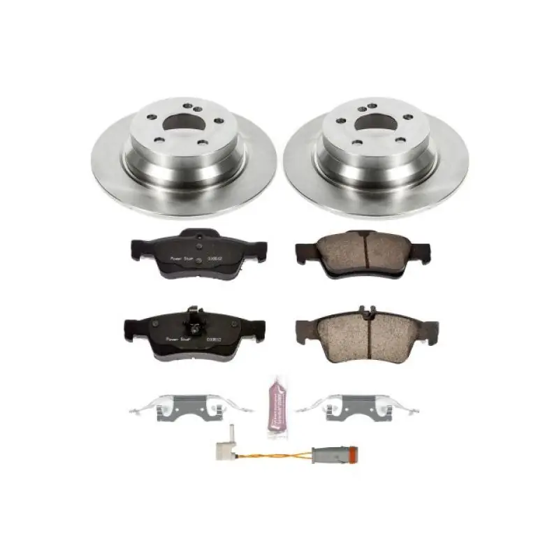 Worldwide Shipping Power Stop 2006 Mercedes-Benz E350 Rear Autospecialty Brake Kit