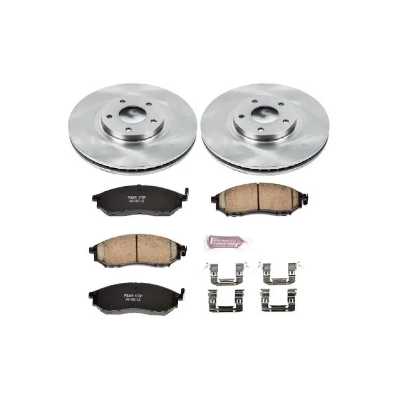One Day Deal Power Stop 11-14 Nissan Murano Front Autospecialty Brake Kit
