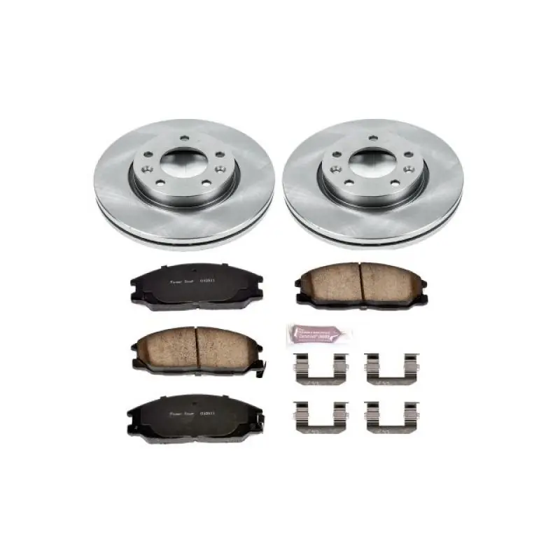 Power Stop 02-04 Kia Sedona Front Autospecialty Brake Kit Same Day Shipping