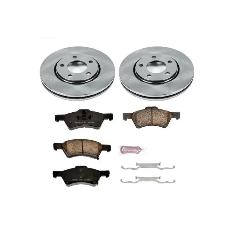New Arrival Power Stop 03-04 Dodge Caravan Front Autospecialty Brake Kit