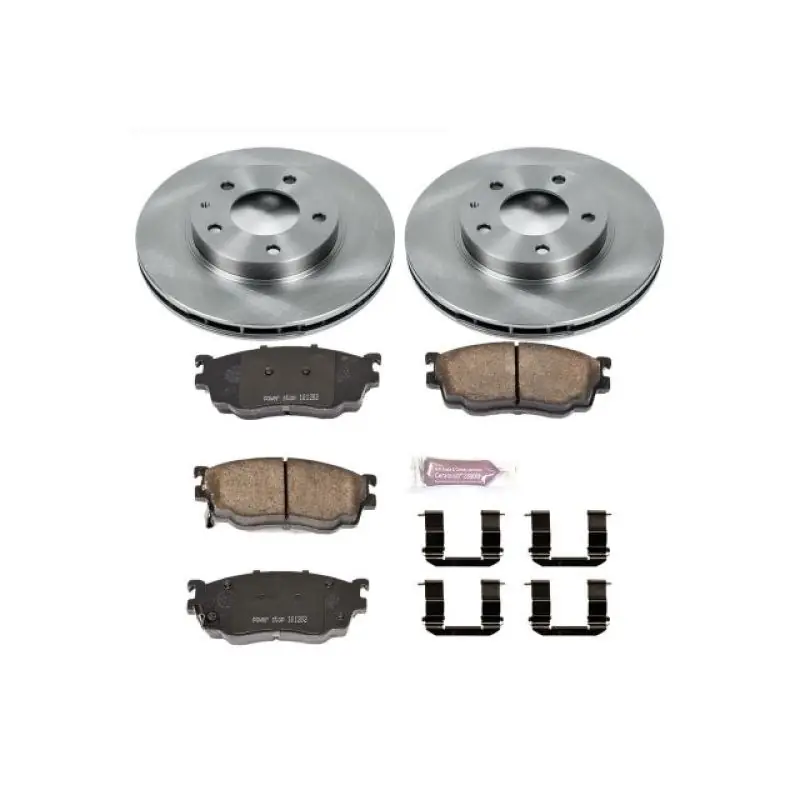 No Minimum Order Power Stop 98-02 Mazda 626 Front Autospecialty Brake Kit