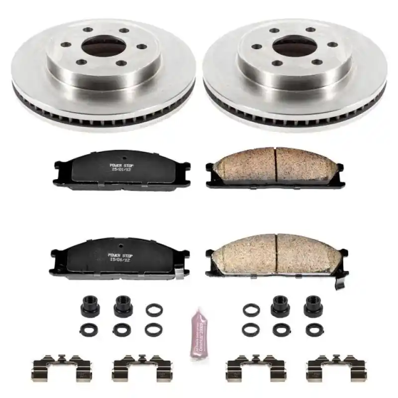 Worldwide Shipping Power Stop 98-99 Cadillac DeVille Front Autospecialty Brake Kit