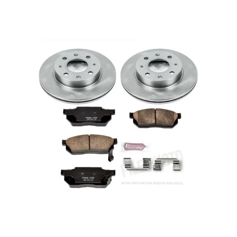 Power Stop 88-91 Honda CRX Front Autospecialty Brake Kit Genuine