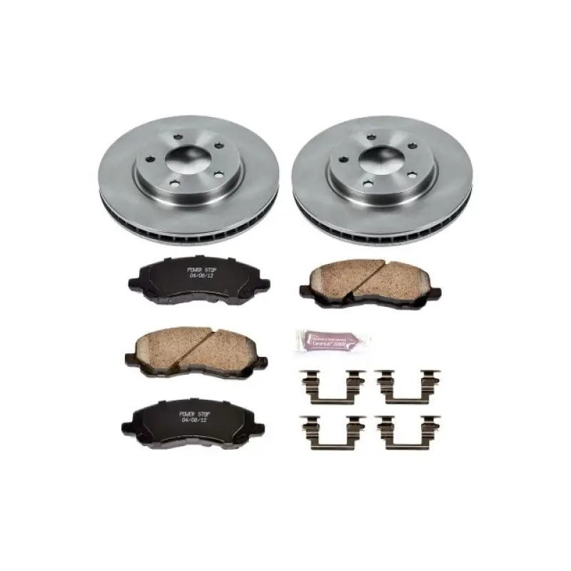 Power Stop 07-12 Dodge Caliber Front Autospecialty Brake Kit Express Delivery