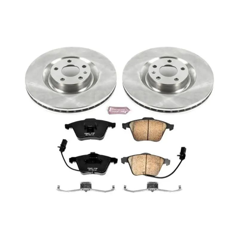 In Demand Power Stop 04-09 Audi S4 Front Autospecialty Brake Kit