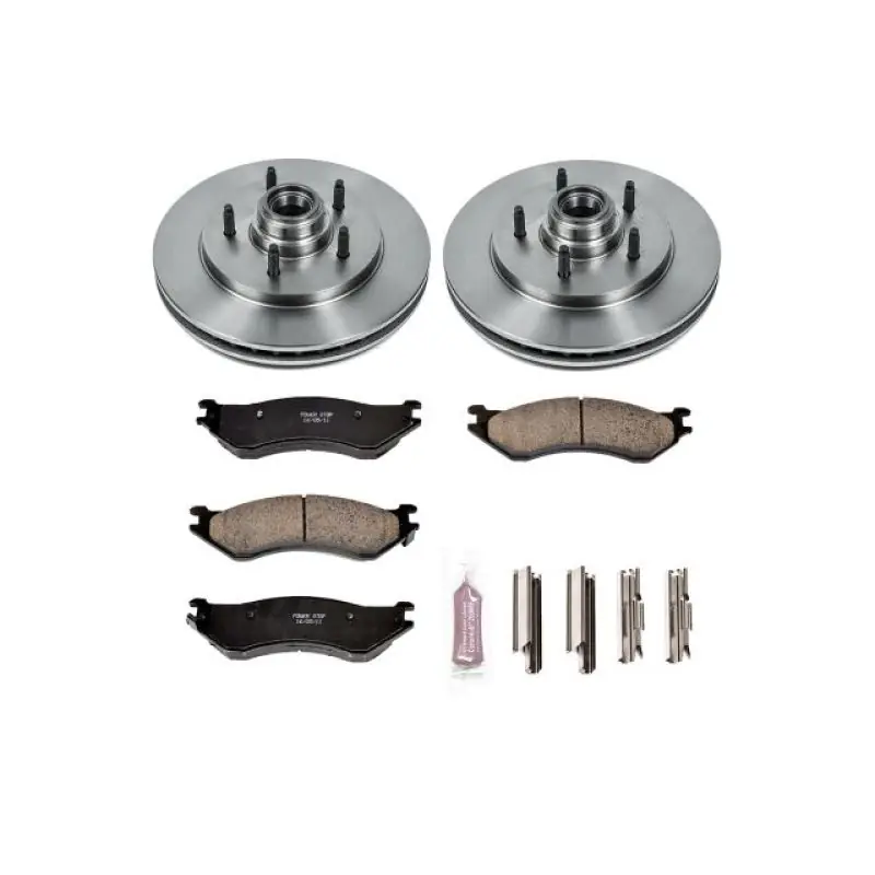 Original Power Stop 97-00 Ford Expedition Front Autospecialty Brake Kit