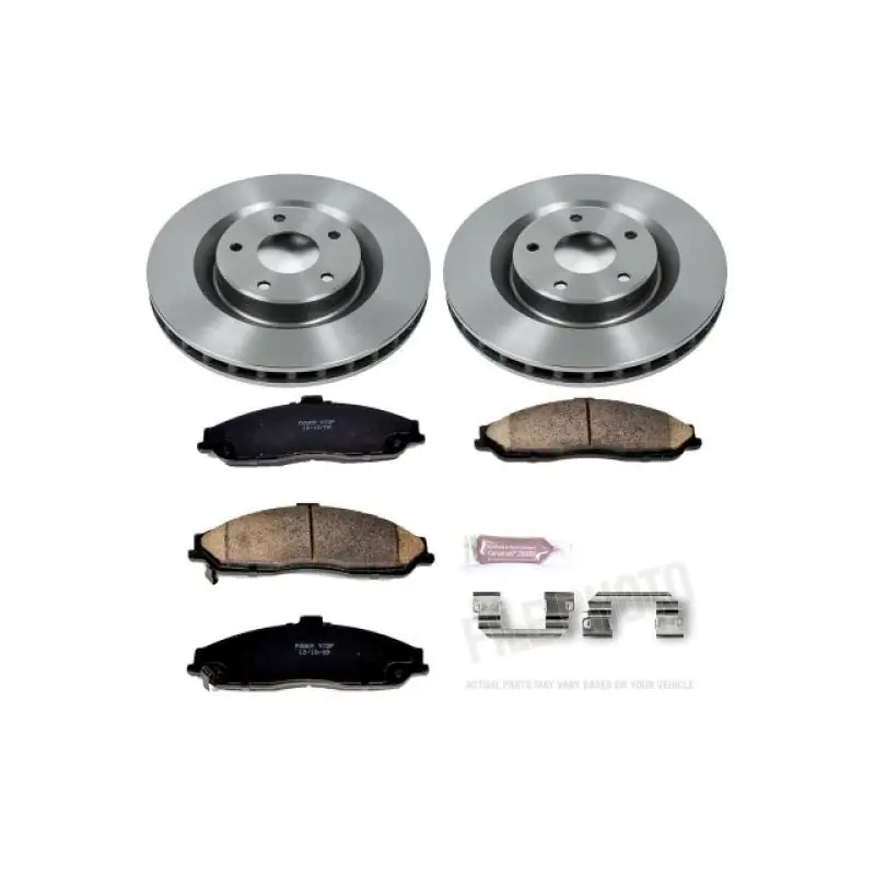 Bargain Power Stop 05-07 Cadillac XLR Front Autospecialty Brake Kit