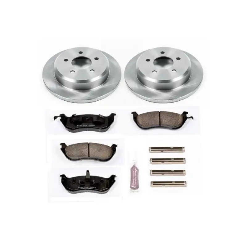 Weekend Sale Power Stop 96-02 Ford Crown Victoria Rear Autospecialty Brake Kit
