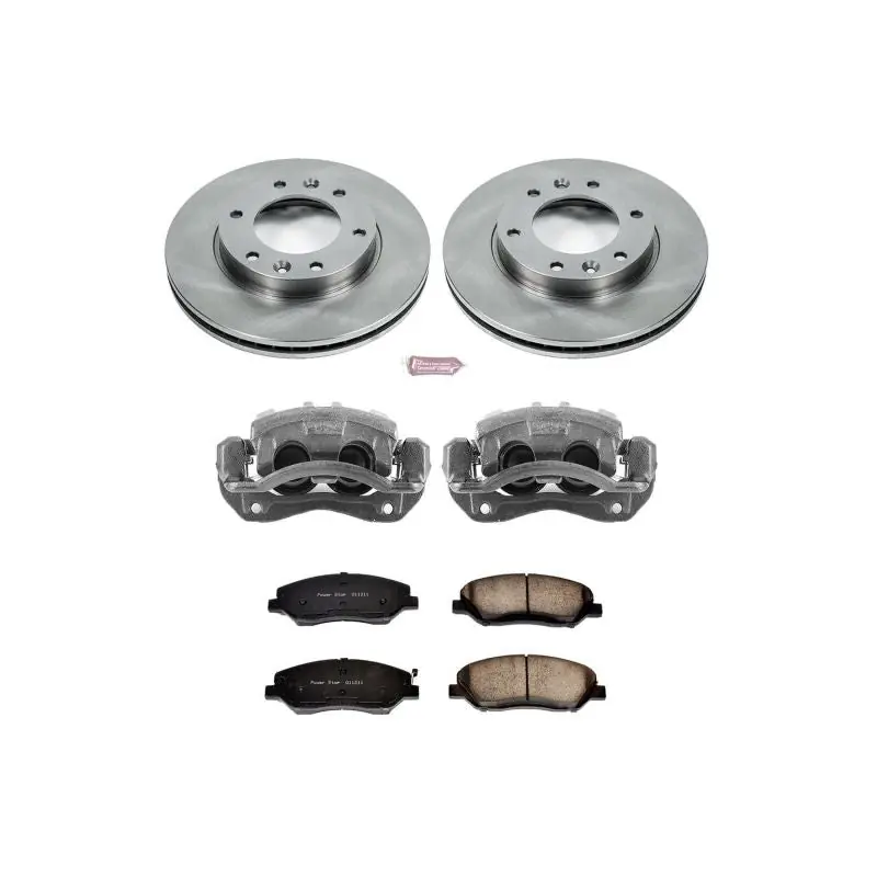 Grab Now Power Stop 07-08 Hyundai Entourage Front Autospecialty Brake Kit w/Calipers