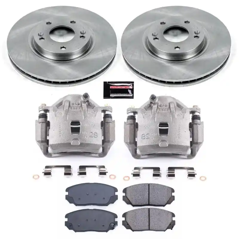 Exclusive Power Stop 06-10 Hyundai Sonata Front Autospecialty Brake Kit w/Calipers