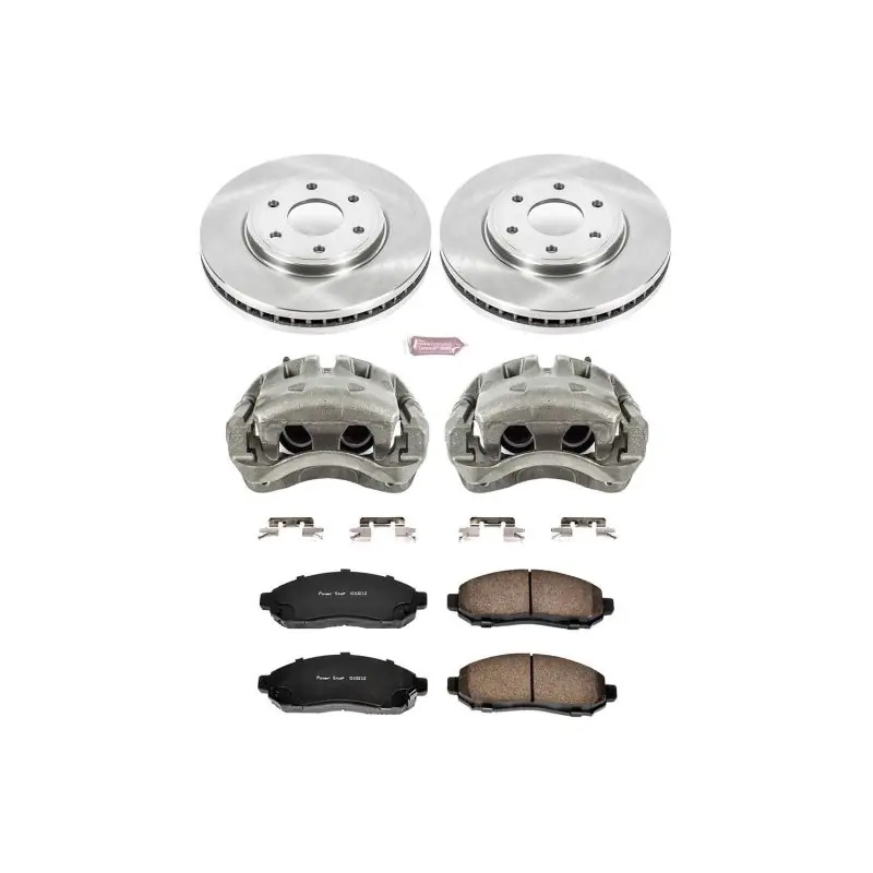 Power Stop 05-18 Nissan Frontier Front Autospecialty Brake Kit w/Calipers One Day Deal