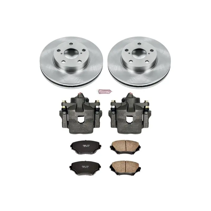 Power Stop 01-05 Toyota RAV4 Front Autospecialty Brake Kit w/Calipers In Demand