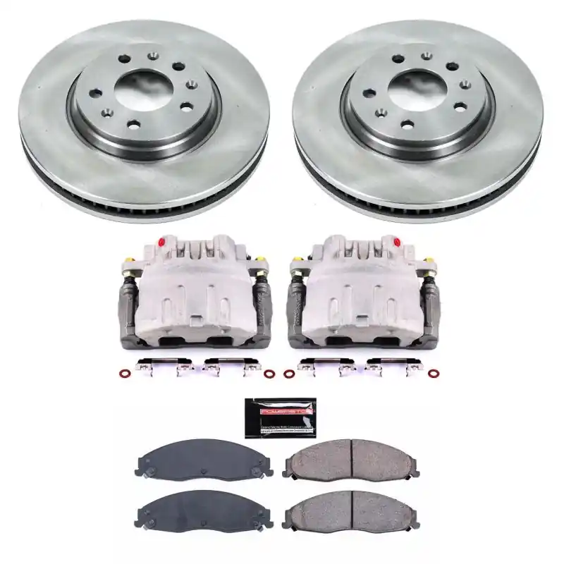 Handmade Power Stop 03-05 Cadillac CTS Front Autospecialty Brake Kit w/Calipers