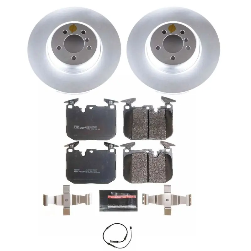 Power Stop 12-15 BMW 335i Front Euro-Stop Brake Kit Holiday Sale