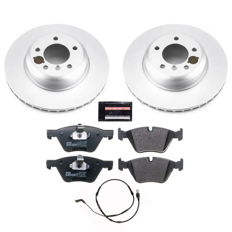 Power Stop 09-10 BMW Z4 Front Euro-Stop Brake Kit Money Back Guarantee