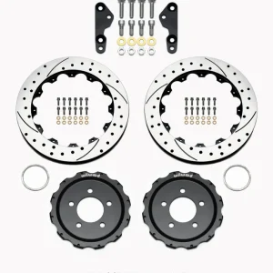 Wilwood Pro-Matrix Rear Kit Drilled 05-12 Mustang GT (2pc Hat/Rtr) Instant Buy