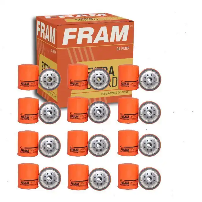12 pc FRAM Extra Guard PH2977A Engine Oil Filters for 51523 96JV-6714-AA L10101 LF510 PF2254 PH2008 T1348023 XW4Z-6731-BA Oil Change Lubricant Filters Authentic