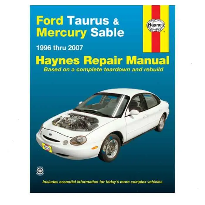 Haynes Repair Manual for 1996-2007 Ford Taurus Buy Direct