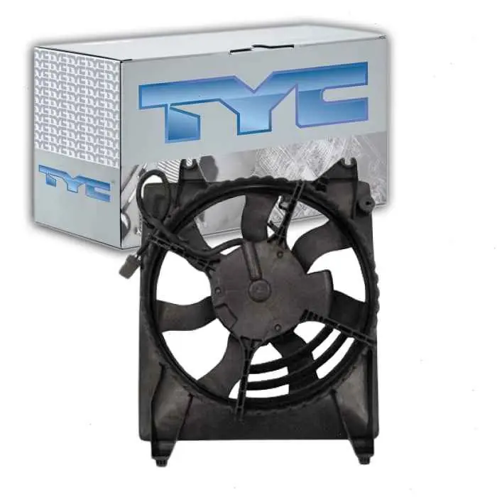 Fast Shipping 2006-2010 Kia Sedona TYC AC Condenser Fan Assembly Right - Heating Air Conditioning Vent HVAC