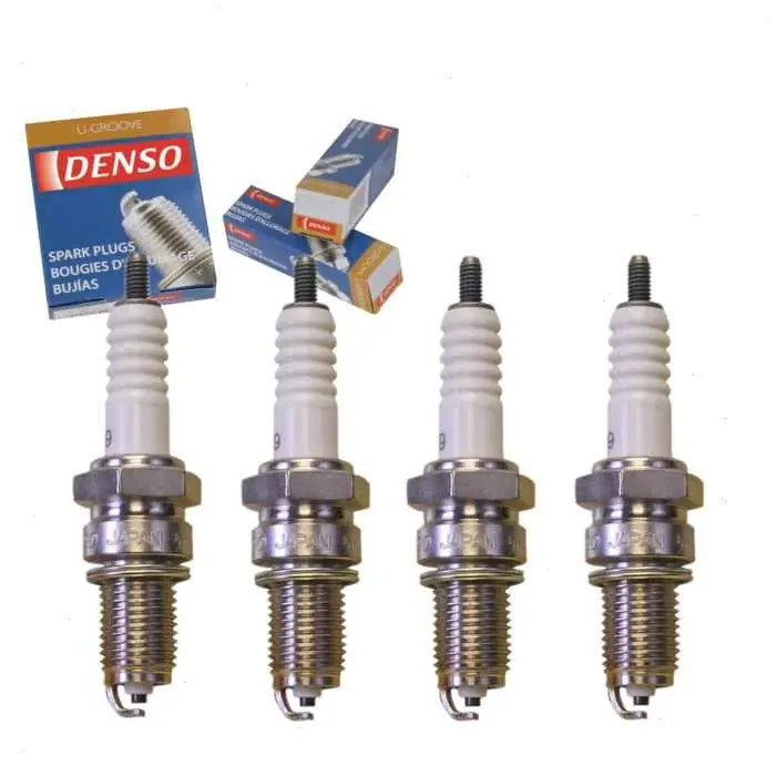 4 pc DENSO Standard U-Groove 4111 (X27EPR-U9) Spark Plugs for X27EPR-U9 Ignition Wire Secondary Order Now