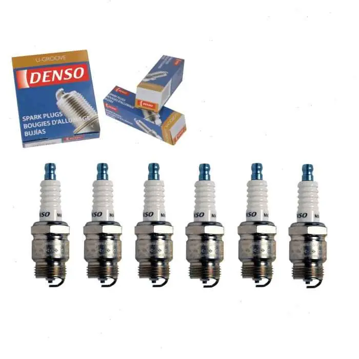 1955-1964 Ford Sunliner 3.6L L6 6 pc DENSO Standard U-Groove Spark Plugs - Ignition Secondary Shop Now