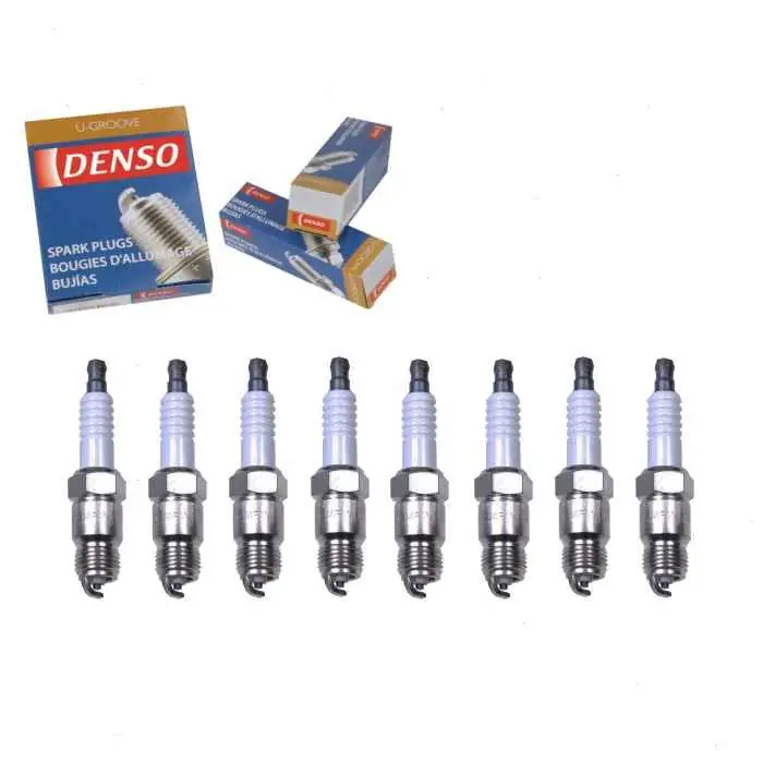 1985-1986 GMC G1500 5.0L 5.7L V8 8 pc DENSO Standard U-Groove Spark Plugs - Ignition Secondary Weekend Sale