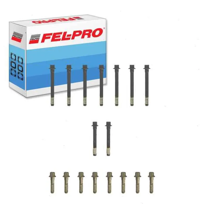 Professional Grade 1979-1999 GMC C1500 Suburban 5.0L 5.7L V8 Fel-Pro Engine Cylinder Head Bolt Set - Block