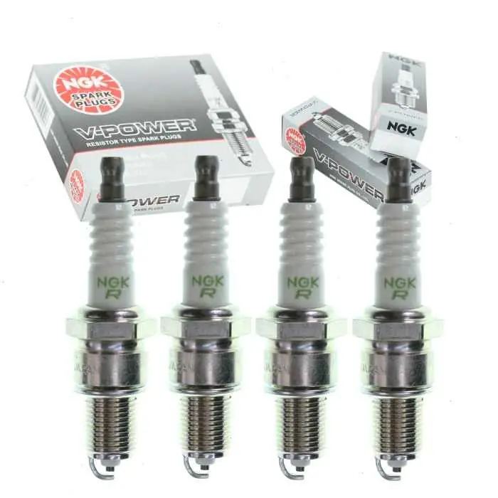 1976-1989 Lotus Esprit 2.0L 2.2L L4 4 pc NGK V-Power Spark Plugs - Ignition Wire Secondary Order Now