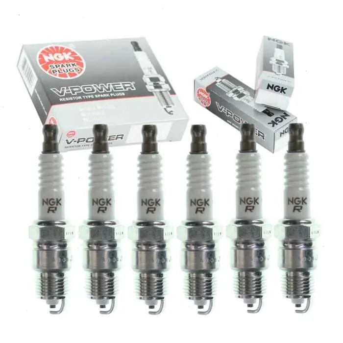 1976-1982 Chevrolet K5 Blazer 4.1L L6 6 pc NGK V-Power Spark Plugs - Ignition Wire Secondary New Arrival