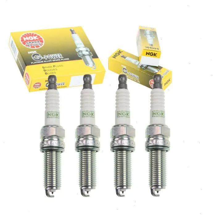 Budget 2012-2015 Honda Crosstour 2.4L L4 4 pc NGK G-Power Spark Plugs - Ignition Wire Secondary