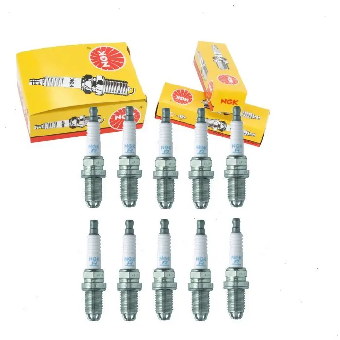 10 pc NGK Standard 6992 (BKUR6ETB) Spark Plugs for 0046550991 46550991 Ignition Wire Secondary Save Now