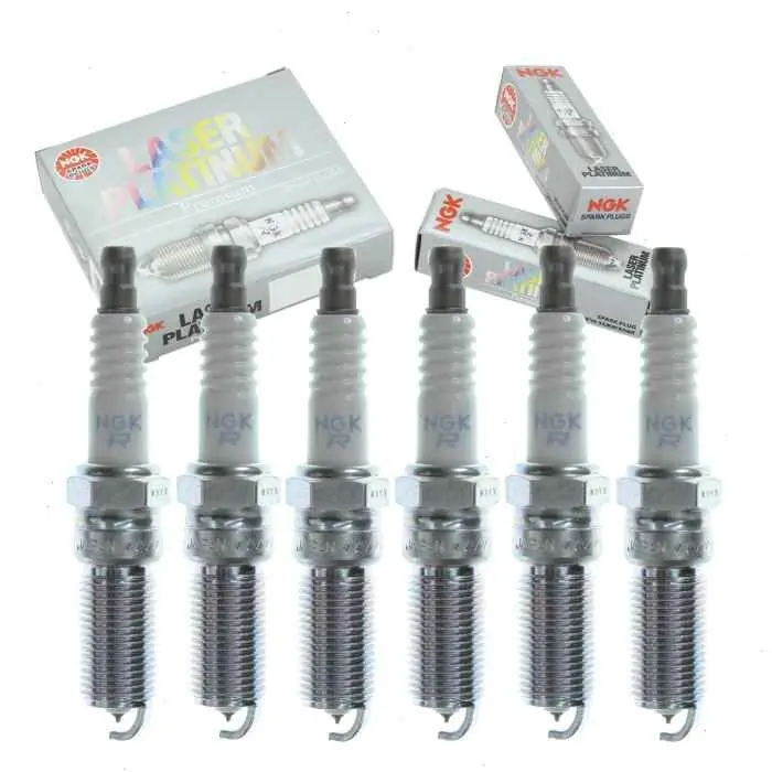 2017-2020 Lincoln Continental 3.7L V6 6 pc NGK Laser Platinum Spark Plugs - Ignition Wire Secondary Worldwide Shipping