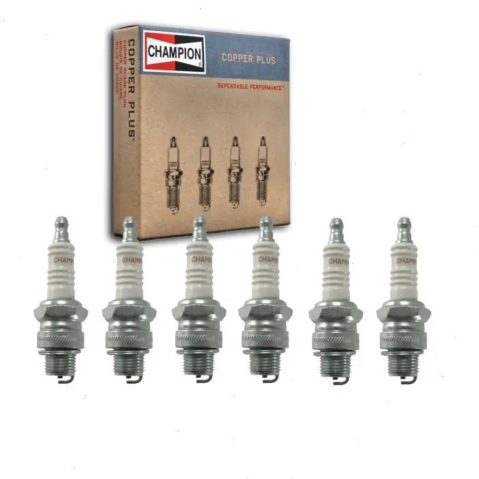 1932 DeSoto Model SC 3.5L L6 6 pc Champion Copper Plus Spark Plugs - Ignition Wire Secondary Handmade