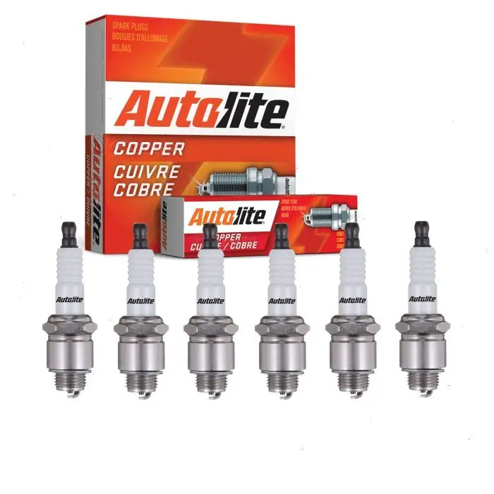 1940 Hudson Big Boy Series 48 6 pc Autolite Copper Core Spark Plugs - Ignition Wire Secondary Deal